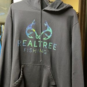 Navy Blue XL Real Tree Hoodie